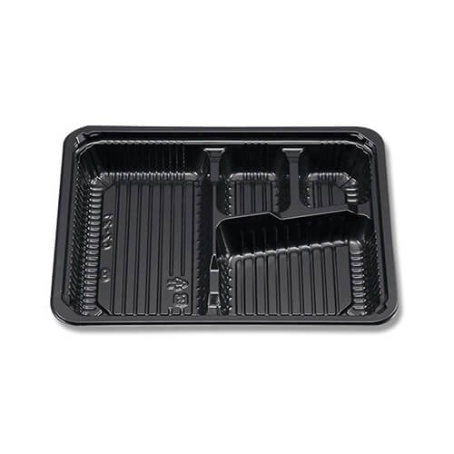 シーピー化成 弁当容器 新CZ-21 BS黒 本体 50枚画像