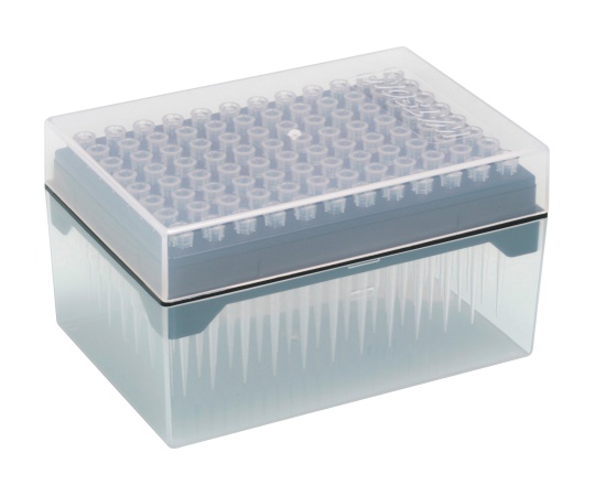 10μL ロングチップ システムラック（PP） 滅菌 1箱（96本×10ラック入）画像