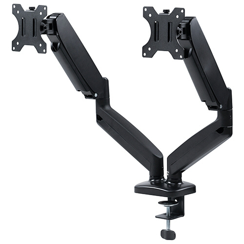 ﾓﾆﾀｰｱｰﾑ(ﾃﾞｭｱﾙｱｰﾑ･ｶﾞｽｽﾌﾟﾘﾝｸﾞ式) -32型対応 ﾌﾞﾗｯｸ 1台画像