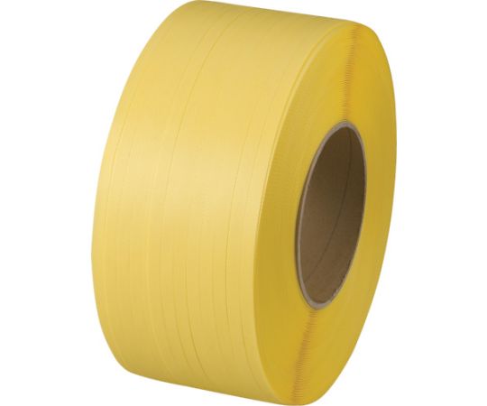 自動梱包器用PPバンド幅15.5mmX長さ2500m　黄画像