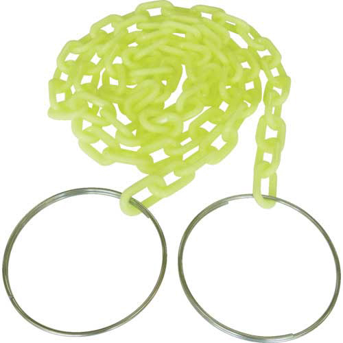 ｺｰﾝﾁｪｲﾝ 2m 蛍光黄 1本画像