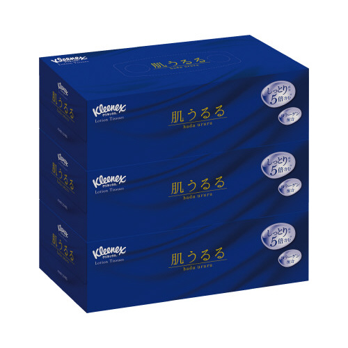 クリネックスティシューローション肌うるる３箱×４