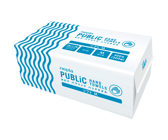 ペーパータオル パブリックハンドタオル ソフトM 200組 25パック入り画像