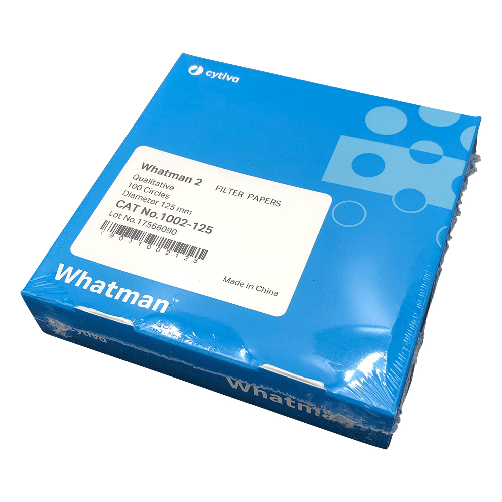 定性濾紙　円形No.2　12.5cm　100枚入画像