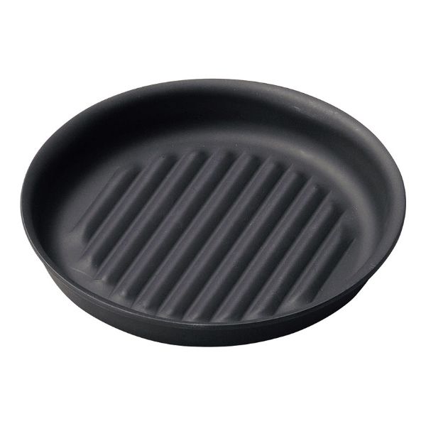 ステーキ関連用品 M20-724 鉄製丸皿(小)波 マイン