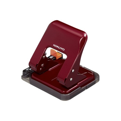 ２穴パンチ　ラクアケ　２５枚穿孔　レッド画像