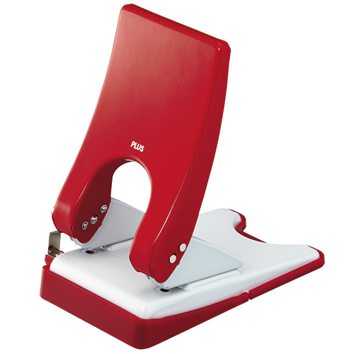 2穴ﾊﾟﾝﾁ ﾌｫｰｽ1/2 Lｻｲｽﾞ 52枚穿孔 ﾚｯﾄﾞ 紙箱入 1台画像