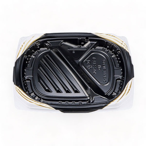 シーピー化成 弁当容器 CBFNビルト8-2 ソアBW 本体画像