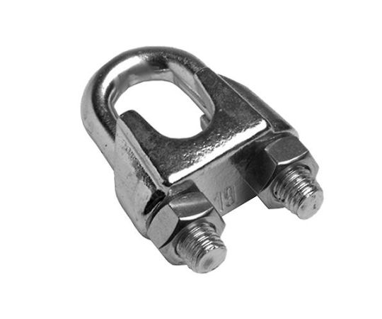 2mm ワイヤーロープクリップ(ｽﾃﾝﾚｽ製)