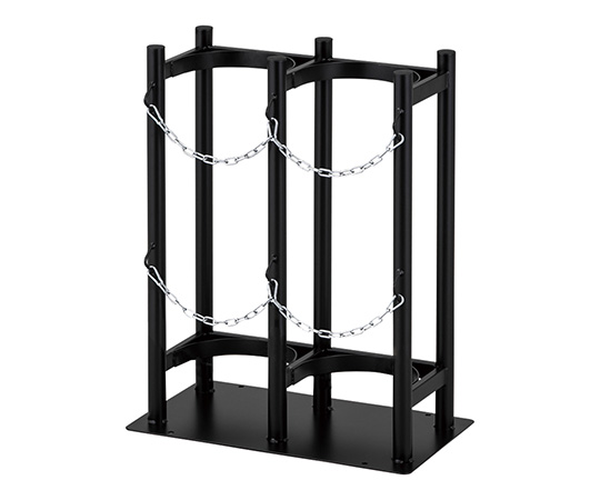 ボンベ固定スタンド　1500L×2本架け画像