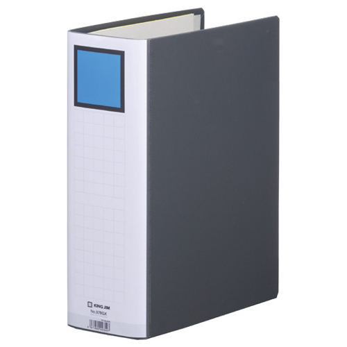 ｷﾝｸﾞﾌｧｲﾙG GXｼﾘｰｽﾞ A4ﾀﾃ 800枚収容 80mmとじ 背幅96mm 黒 1ｾｯﾄ(10冊)画像