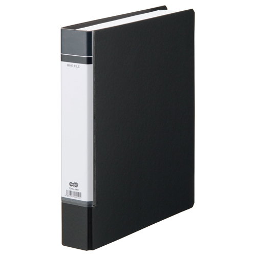 Oﾘﾝｸﾞﾌｧｲﾙ A4ﾀﾃ 2穴 330枚 ﾘﾝｸﾞ内径38mm背幅53mm黒 1冊画像