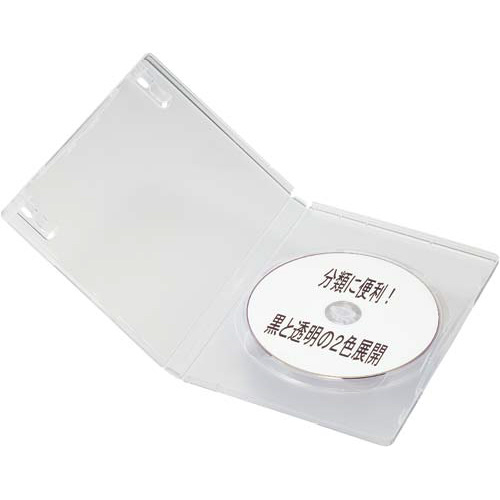 ＣＤ／ＤＶＤケース　Ｍ－ｌｏｃｋ透明　１０枚入画像