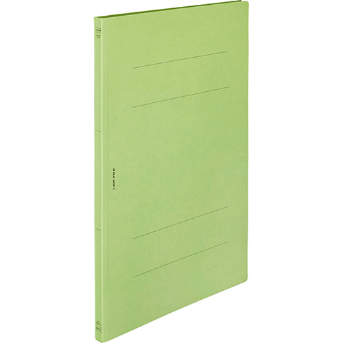 ﾌﾗｯﾄﾌｧｲﾙ(環境) 樹脂押え具 A3ﾀﾃ 150枚収容 背幅18mm 緑 1冊画像