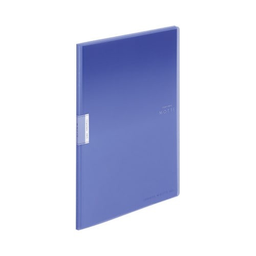 クリヤーブックモッテＡ４縦　１０Ｐ　青画像