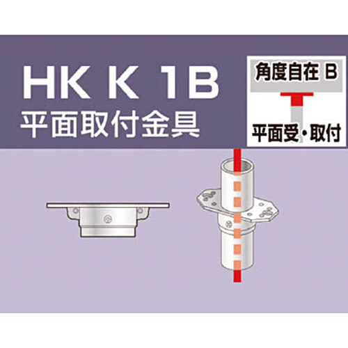 単管用ﾊﾟｲﾌﾟｼﾞｮｲﾝﾄ 平面取付金具 1個画像