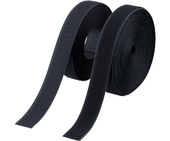 マジックテープ　縫製タイプ　50mmX5m　黒（1巻=1セット）画像