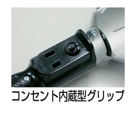 耐振電球　100V　60W 白い電球が明るく光を放ち、強固なフレームに収まっている様子。