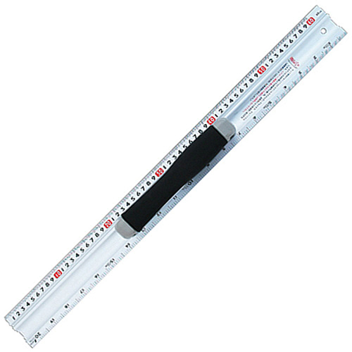 ｱﾙﾐｶｯﾀｰ定規 ｶｯﾄ師 60cm 取手付 1個画像