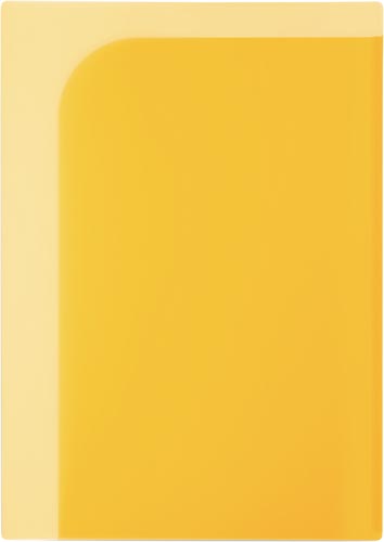 通知表ホルダー　２ポケット　イエロー