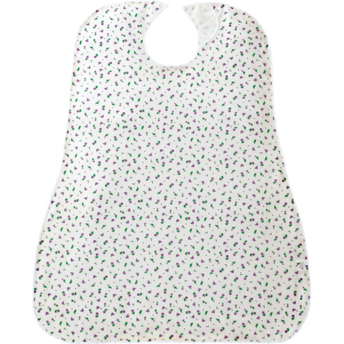 LOr食事用ｴﾌﾟﾛﾝ 花柄ﾊﾟｰﾌﾟﾙ 1ｾｯﾄ(5枚)画像