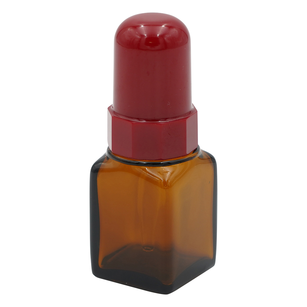 スポイド瓶（角型ガラス製）S-20　褐色　20mL画像