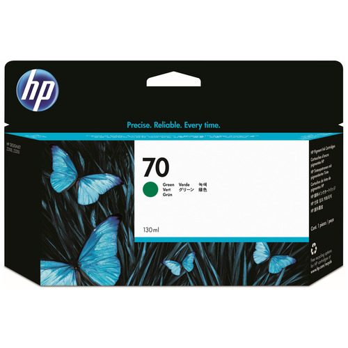 HP70 ｲﾝｸｶｰﾄﾘｯｼﾞ ｸﾞﾘｰﾝ 130ml 顔料系 C9457A 1個画像