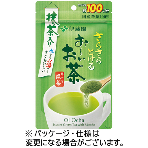 さらさらとける おーいお茶抹茶入り緑茶 80g/ﾊﾟｯｸ 1ｾｯﾄ(3ﾊﾟｯｸ)画像