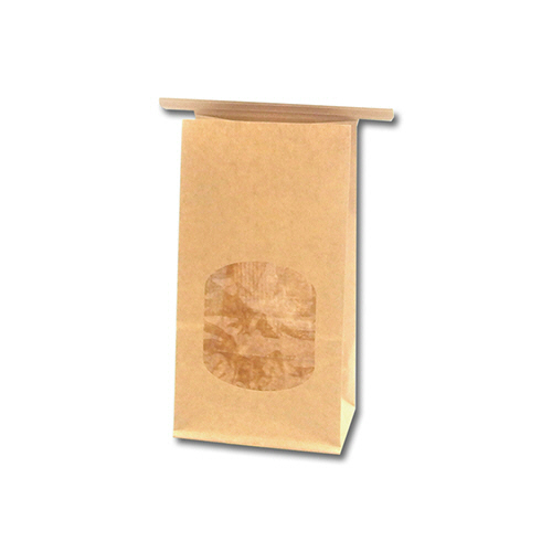 窓付角底袋(内側ﾗﾐﾈｰﾄ) ﾜｲﾔｰ 9-6 未晒 全ﾗﾐ 1ｾｯﾄ(1000枚:10枚×100ﾊﾟｯｸ)画像