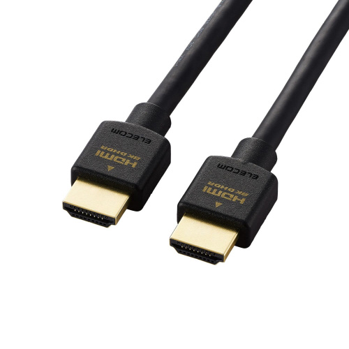 HDMI2.1ケーブル　ハイスピード　2m　黒