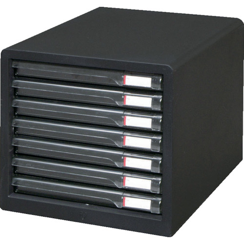 ＩＲＩＳ　２４５９７１　レターケース浅型７段　２６５×３５０×２５８　ダークグレー画像