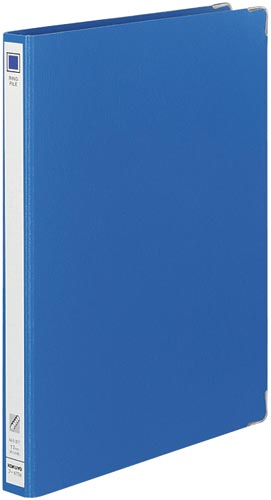 リングファイル３０穴　青Ａ４縦　背幅３０ｍｍ１０冊画像