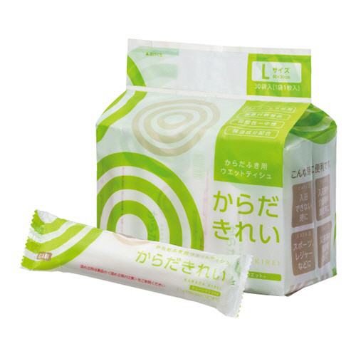 ｸﾘｰﾝｳｪｯﾄ からだきれい Lｻｲｽﾞ 1ﾊﾟｯｸ(30本)