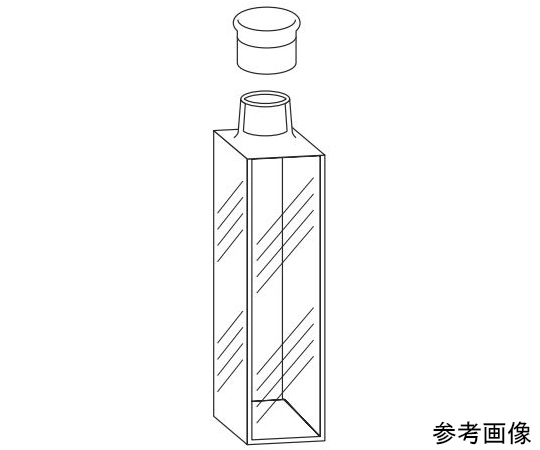 標準キャップ付セル（4面透明）　0.400mL画像