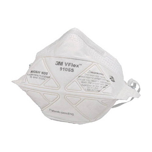 Vﾌﾚｯｸｽ 折りたたみ式防護ﾏｽｸ9105 N95 Sｻｲｽﾞ 1箱(50枚)画像