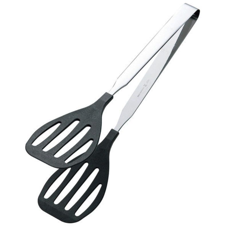 抗菌・耐熱『いろ・色』グリルトング 320mm ブラック 田辺金具画像