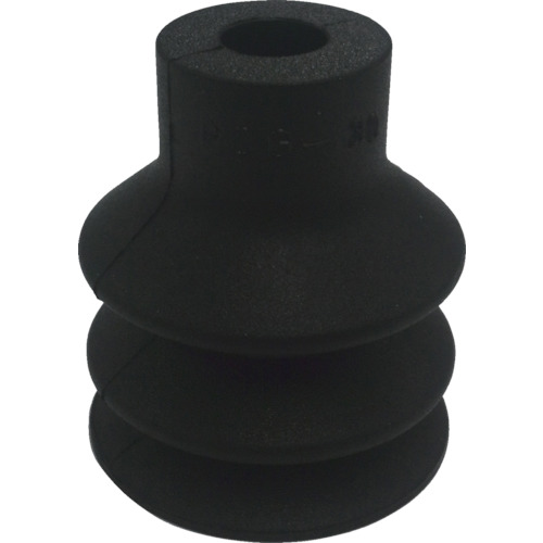 吸着ﾊﾟｯﾄﾞ 3段ｼﾞｬﾊﾞﾗﾜﾝﾀｯﾁ取付け Φ7 ﾆﾄﾘﾙｺﾞﾑ 黒色 1個画像