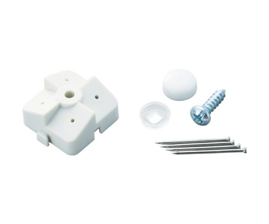パンチングボード　石膏ボード用　止め具セット　白　4組入