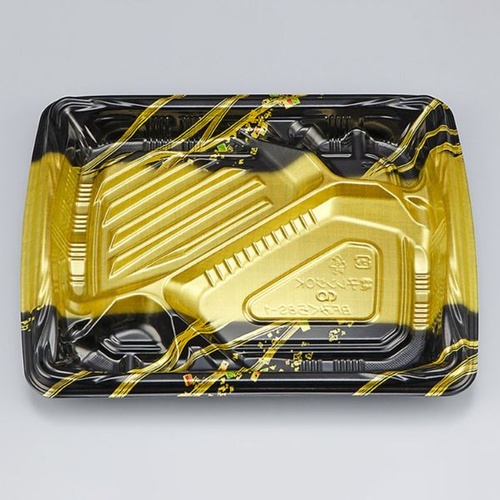 シーピー化成 弁当容器 BFみくら8S-1 舞帯金 本体画像