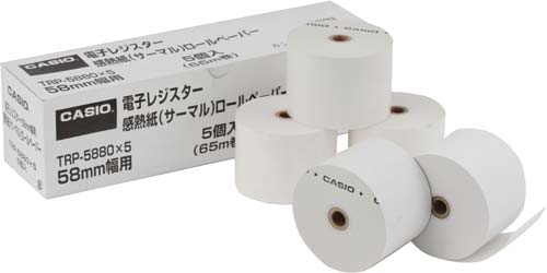 感熱ロールペーパー　ＴＲＰ－５８８０Ｘ５　５巻画像