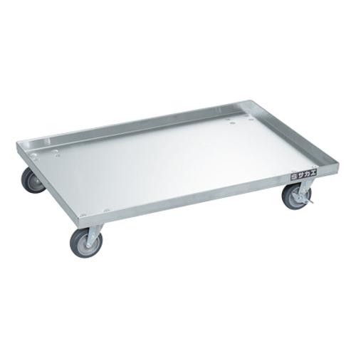 ステンレスコンテナ台車（ＳＵＳ４３０・エラストマー車）　ＳＯ－７５ＤＳＵ４