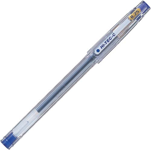 ゲルインク　ハイテックＣ　０．２５ｍｍ　青１０本入画像