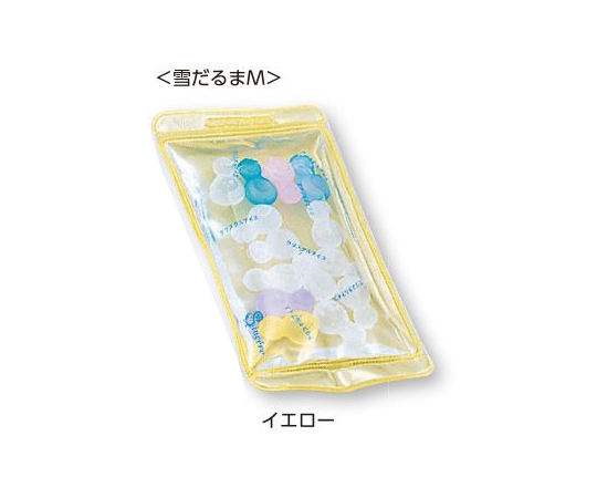 クリスタルカラーピロー　(雪だるまM/イエロー)画像