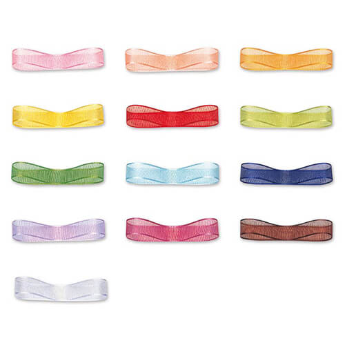 湿気に強く花きのギフトラッピングに最適！ハードタイプのオーガンジーリボン