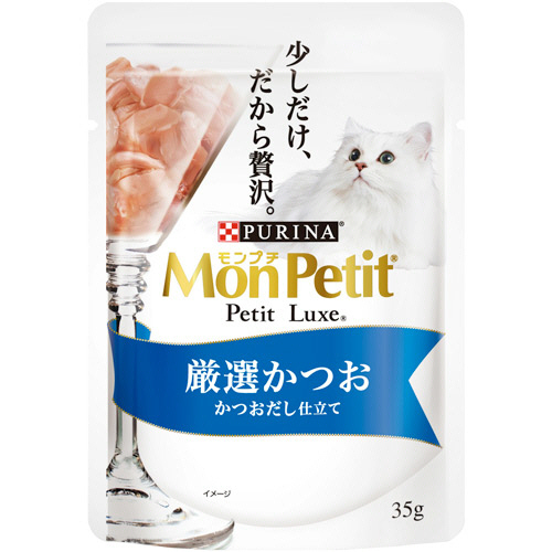 ﾓﾝﾌﾟﾁ ﾌﾟﾁﾘｭｸｽﾊﾟｳﾁ 厳選かつお かつおだし仕立て 35g 1ｾｯﾄ(12ﾊﾟｯｸ)画像