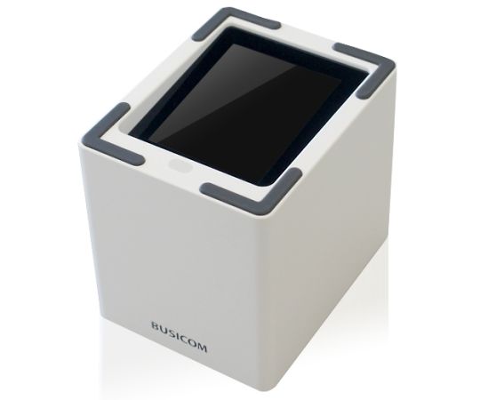 デスクトップQRコードリーダー（USB・白）<BUSICOM>