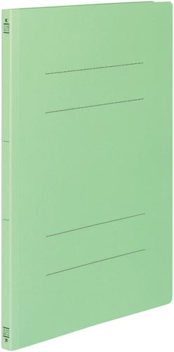 フラットファイルＶ樹脂とじ具　Ａ３縦　緑　１０冊画像