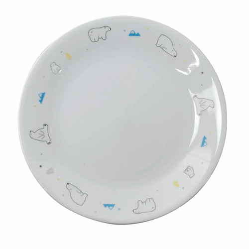プレート 21.5cm CORELLE コレール シロクマ 強化ガラス画像