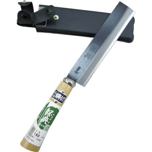 鋼典 両刃 竹割ﾅﾀ鋼付 木鞘完全包装 1丁画像