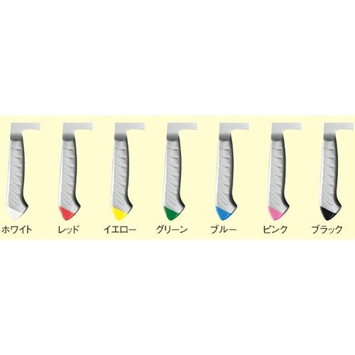 包丁 龍治 ステンカラー 筋引 240mm 白 RYS-22W 下村工業 刃の側面が鮮やかな光沢を放つ、真っ直ぐな刃身が際立つ状態